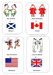 English Worksheet: Introduce the twins