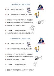 Classroom Language