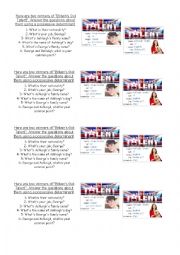 English Worksheet: Britains Got Talent (3)