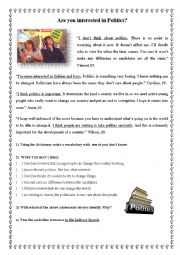 Are you interested in Politics?