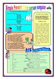 English Worksheet: Present Simple