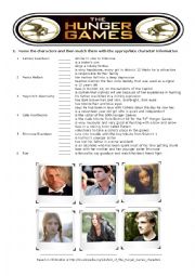 English Worksheet: The Hunger Games