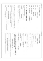 English Worksheet: Have/Has questions and answers