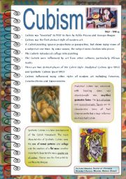 English Worksheet: Art Lessons (part 2)