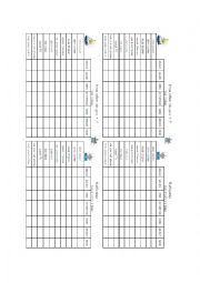 English Worksheet: Battleship How Often