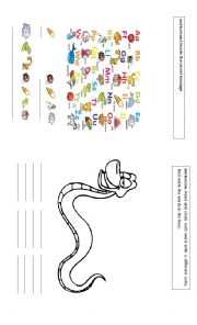 English Worksheet: Alphabet