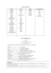 English Worksheet: Useful vocabulary future plans and preferences