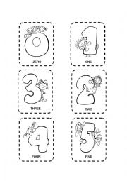 English Worksheet: Numbers 0 to 5