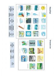 English Worksheet: Weather