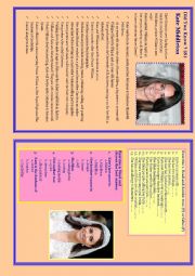 English Worksheet: Reading - Did You Know ? (8) - Kate Middleton