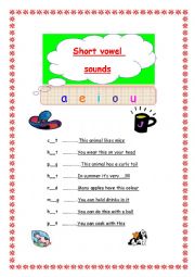 vowel sounds