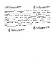 English Worksheet: AUGUST RUSH MAIN STREAM