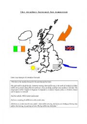 English Worksheet: Weather forecast