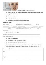 English Worksheet: Project Kara