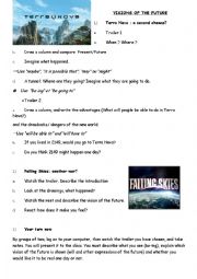 English Worksheet: Visions of the future: Terra Nova and Falling Skies