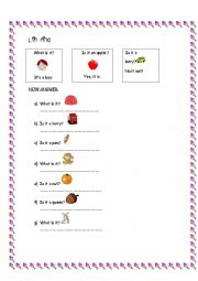 English Worksheet: WH QUESTIONS FOR KIDS 2
