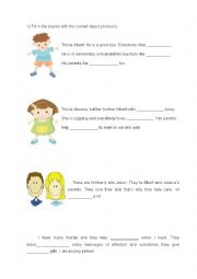 Object pronouns