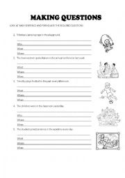 Making questions worksheet