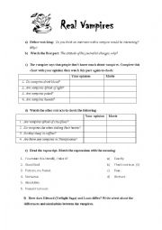 English Worksheet: 