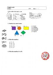 TEST Colors and numbers