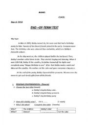 test 7th form