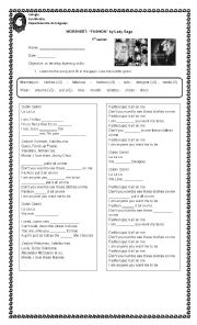 English Worksheet: 