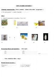 HOW TO MAKE PANCAKES? ( video worksheet)