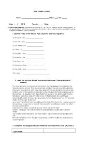 English Worksheet: for adult