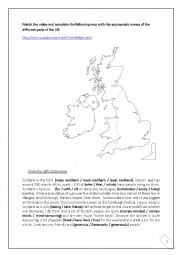 English Worksheet: Describing Geographical locations / Describing famous cities (5 pages)