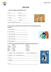 English Worksheet: comparative and superlatives worksheet