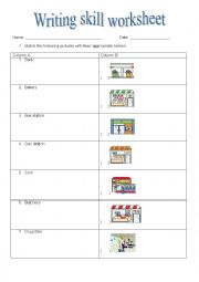 English Worksheet: goods and services