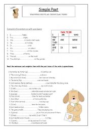 English Worksheet: Simple Past