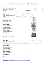 English Worksheet: All together Now by The Beatles