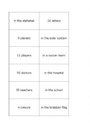 English Worksheet: There is/There are matching cards
