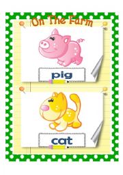 English Worksheet: on the farm part 2