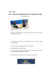 Common Myths on Marriage (CBS) + KEY!