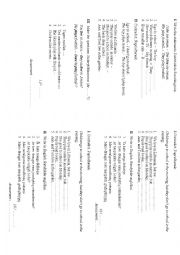 English Worksheet: Present Simple tense revision