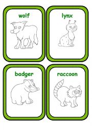 English Worksheet: Forest Animals Part 2(3)