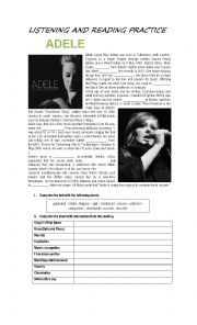 Reading Listening ADELE