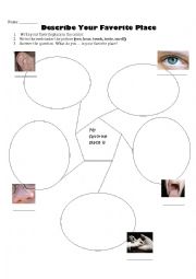 English Worksheet: Describe Your Favorite Place