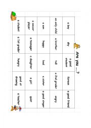 English Worksheet: Are you Interview BINGO