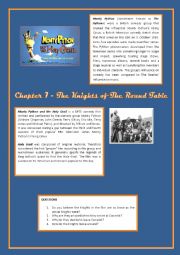 English Worksheet: Monty Python - The Knights of the Round Table