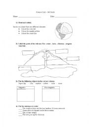 Volcanoes, Layers of the Earth and Magnetism 