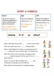 sport & hobbies play go or do