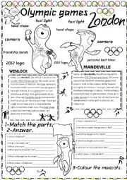 English Worksheet: olympic games