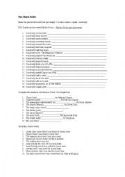 English Worksheet: Simple Past Tense