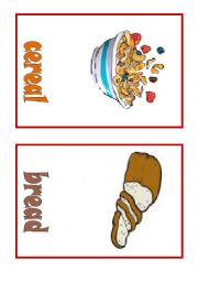 Food flashcards