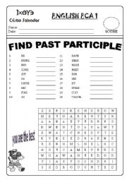 FIND PAST PARTICIPLE