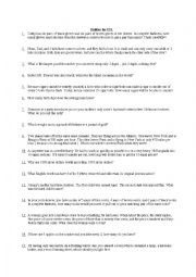 English Worksheet: Riddles