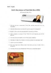 English Worksheet: Narcolepsy on CNN - Questions, Key, and Transcript
